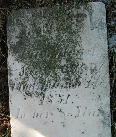 Anne Cook tombstone